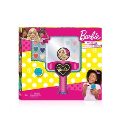 Trusa machiaj cu oglinda pentru fetite, Barbie, 7Toys