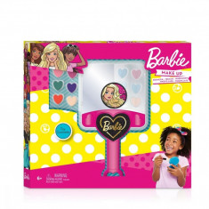 Trusa machiaj cu oglinda pentru fetite, Barbie, 7Toys