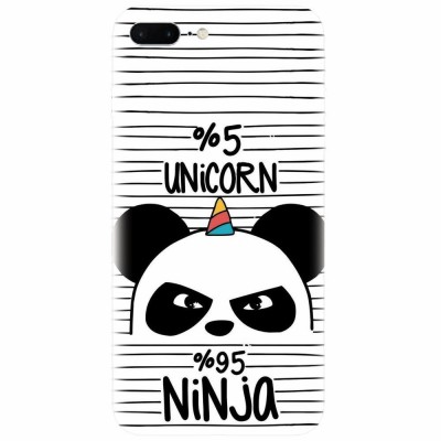 Husa silicon pentru Apple Iphone 7 Plus, Unicorn Ninja foto