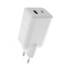 Incarcator Retea Allity. ATC-01-45WCC Fast, 45W, 3A, 1 x USB-A - 1 x USB-C, Alb, Universal