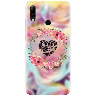 Husa silicon pentru Huawei P Smart 2019, Fingerprint foto