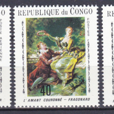 DB1 Congo Pictura Baroca 1970 3 v. MNH
