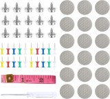 Kit 90 capse, pentru reparatia plafonului auto, compatibil audi, opel, bmw, vw, usor de instalat, enkourakoko&reg;, surubelnita, banda de masura, Gri