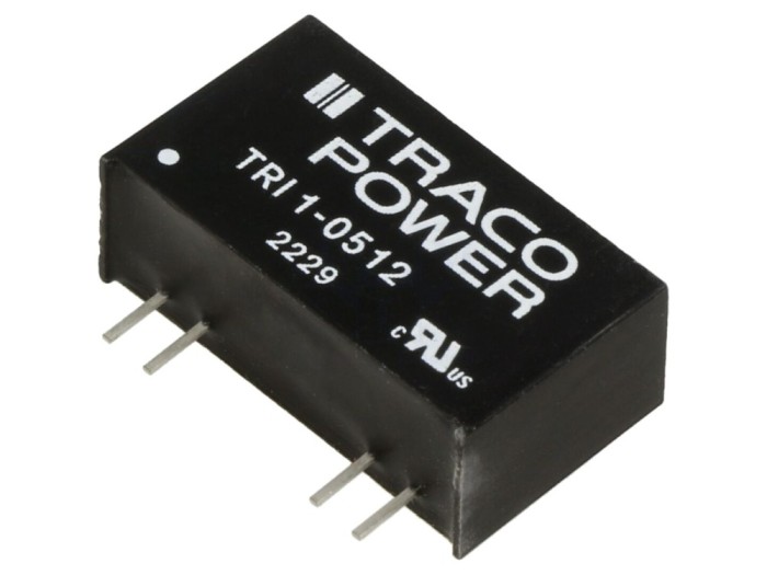 Convertor DC/DC 1W 12V SIP8