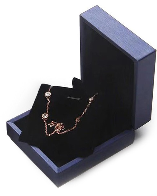 Cutie pentru lantisor sau cercei Albastra sau Gri WZ4426
