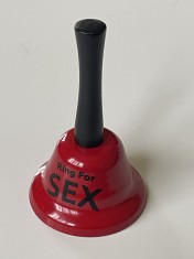 RING for SEX, CLOPOT pentru SEX, metal cu lemn