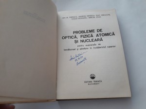 Probleme De Optica Fizica Atomica Si Nucleara Ion M Popescu Rf18 1 Okazii Ro
