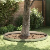 vidaXL &Icirc;mprejmuire pentru gazon Argintiu 450 x 20 cm Oțel galvanizat