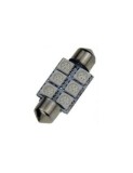 Led auto Albastru sofit cu 6 SMD 36 mm