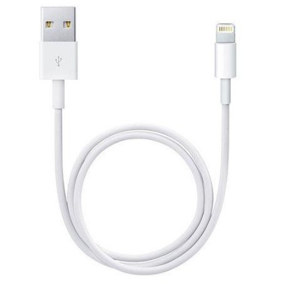 Cablu de date / incarcare high quality SOHO pentru iPhone, iPad, Lightning, lungime 1m, Alb foto