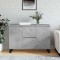 Servantă, gri beton, 101,5x35x70 cm, lemn prelucrat