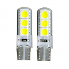 Set 2 x Becuri auto LED, 6 SMD, 12V foto