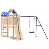 Cumpara ieftin Set de joaca pentru exterior, lemn masiv de pin
