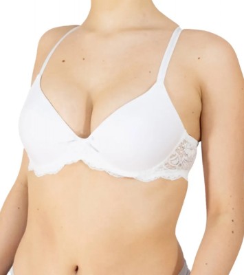 Sutien Push-Up cu Cupă Preformată S112 - Alb - 85B foto