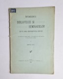 &Icirc;ntemeierea bibliotecei și seminariilor (Universitatea din Iași) &ndash; Aut. Dimitrie Gusti, Ed. N.V. Ștefăniu &amp; Co., 1914