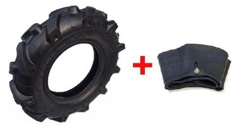 Cauciuc si camera motocultor 3.50-6 - 4PR PowerTool TopQuality