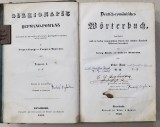 DICTIONAR GERMAN-ROMAN de GEORGE BARITIU si GABRIEL MUNTEANU, 2 vol. - BRASOV, 1853