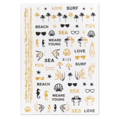 Abtibild pentru unghii B125 foto