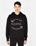 Cumpara ieftin Hanorac Barbati Negru - Karma - XL, THEICONIC