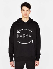 Hanorac Barbati Negru - Karma foto