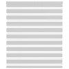 Jaluzea tip zebra gri deschis lățime țesătură 130,9cm poliester