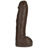 Dildouri mari - Doc Johnson Vac-U-Lock Dildo Enorm Realist - culoare Maro