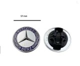 Emblema Mercedes 57mm Plastic, Clasa C W202 W203 W204, E W211 W210, CLK W208, S W220 W221