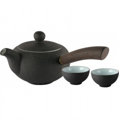 Set Rehu pentru ceai cu ceainic si doua cesti (200ml) in cutie de cadou Pronat