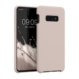 Husa Kwmobile pentru Samsung Galaxy S10e, Silicon, Crem, 47944.225, Carcasa