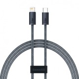 Cablu Date si Incarcare USB-C - Lightning Baseus Dynamic Series, 20W, 1m, Gri CALD000016, Apple