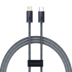 Cablu Date si Incarcare USB-C - Lightning Baseus Dynamic Series, 20W, 1m, Gri CALD000016
