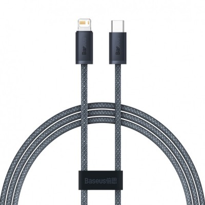Cablu Date si Incarcare USB-C - Lightning Baseus Dynamic Series, 20W, 1m, Gri CALD000016 foto