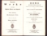 HST 978SPN Homo apostolicus 1842 tomus primus
