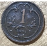 MNDSTR AUT3 Austroungharia 1 heller 1901