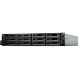 Nas RS3621RPXS, 12 Bay-uri, Procesor Intel Xeon D-1531, 8 GB DDR4, Gigabit (Negru), Synology