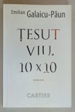 TESUT VIU . 10 x 10 , roman de EMILIAN GALAICU - PAUN , ANII &#039;2000 , LIPSA PAGINA DE TITLU *