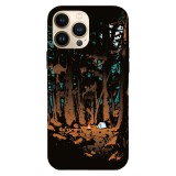 Husa compatibila cu Apple iPhone 13 Pro Max model Camping in the fall, Silicon, TPU, Viceversa, Transparent, Carcasa