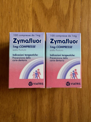 Zymafluor 1mg 100 tablete - Italia - valabilitate 08.2025 foto