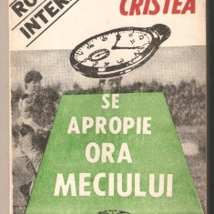 Petre Cristea-Se apropie ora meciului