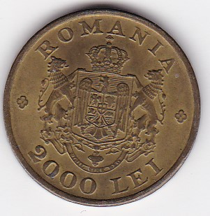Romania 2000 lei 1946 foto