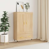 vidaXL Dulap &icirc;nalt, stejar Sonoma, 69,5x31x115 cm, lemn prelucrat