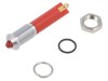 Lampă de control LED roșie IP67 &Oslash;6mm alamă