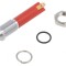 Lampă de control LED roșie IP67 &Oslash;6mm alamă