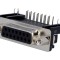 Conector D-Sub 15 pini mamă 90&deg; THT