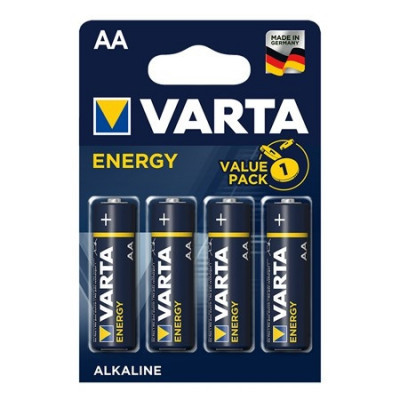 Set 4 baterii AA, R6, alcaline, Varta Energy, L102798 foto