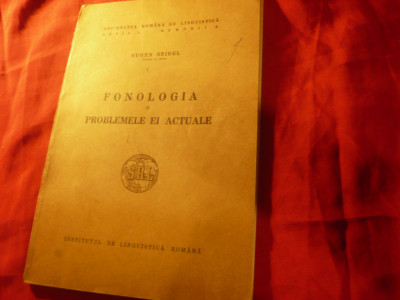 Eugen Seidel -Fonologia si problemele ei actuale -Ed.1942 75pag-Inst.Lingvistica foto