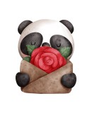 Cumpara ieftin Sticker decorativ Panda, Multicolor, 67 cm, 5382ST, Oem
