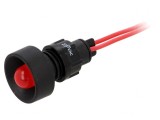 Lampă LED Control Roșie 230V &Oslash;13mm IP40