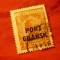 Serie 1val Polonia 1928 supratipar Port Gdansk pe timbru Pilsudski 25gr stamp.