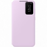 Husa de protectie Samsung Smart View Wallet Case pentru Galaxy S23 Plus, Lilac